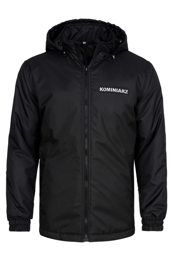 KURTKA ZIMOWA Z NAPISEM KOMINIARZ